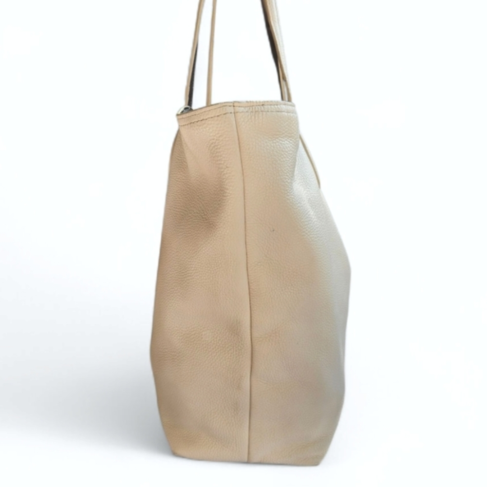 COACH | XL Parchment Shopper Travel Tote | Leather | Womens | Shoulder Bag - Picture 4 of 16